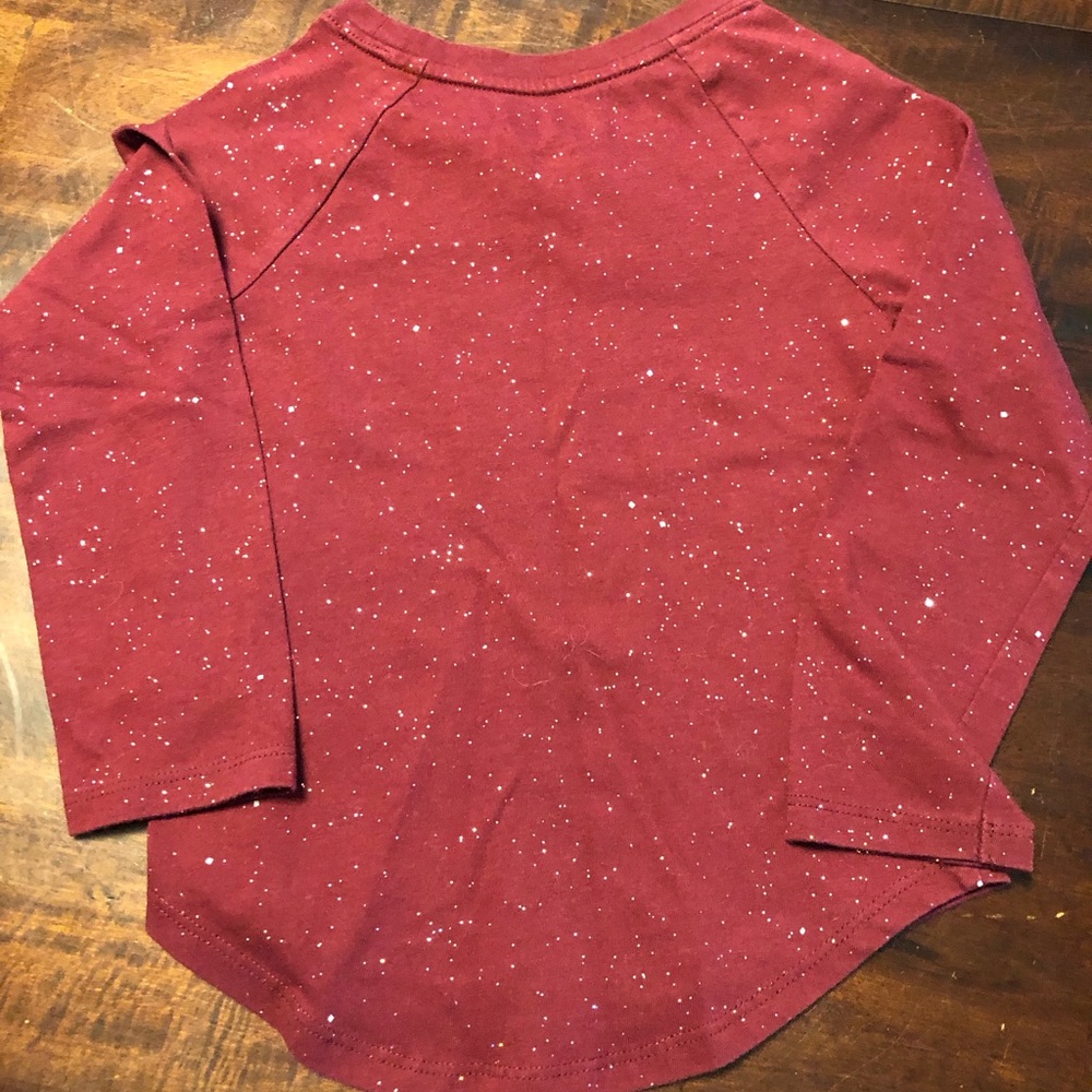 Cat & Jack sparkly long sleeve shirt